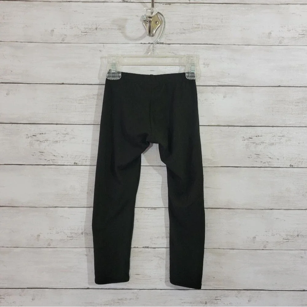 DOT DOT SMILE Baby‎ Girl Solid Black Buttery Soft Leggings Size 2T